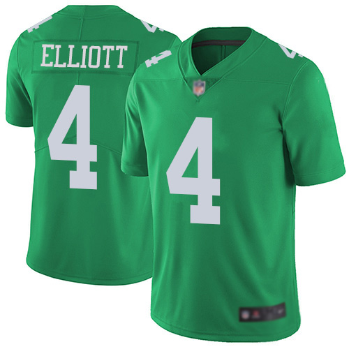 Men Philadelphia Eagles #4 Jake Elliott Limited Green Rush Vapor Untouchable NFL Jersey Football->women nfl jersey->Women Jersey